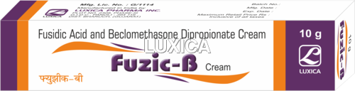 Fusidic Acid & Beclomethasone Cream