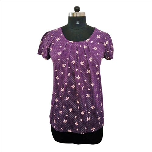 Ladies Purple Top
