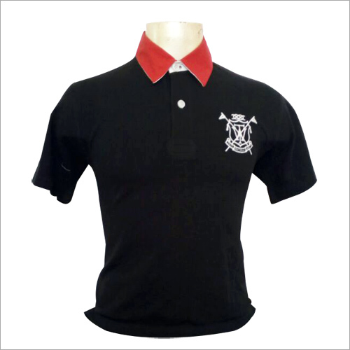 Dark Blue Mens Polo  T-Shirt
