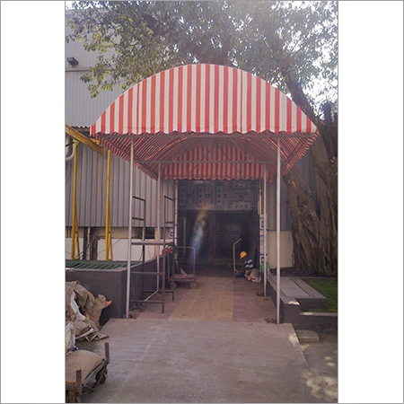 Red Color Fixed Awnings