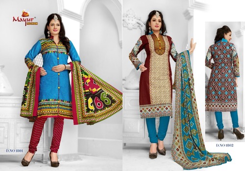 Cotton Printed Dresses Mayur Fashion Jessica Vol-1