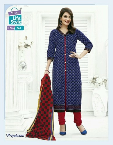 Cotton printed dressmaterials mcm priyalaxmi vol-5