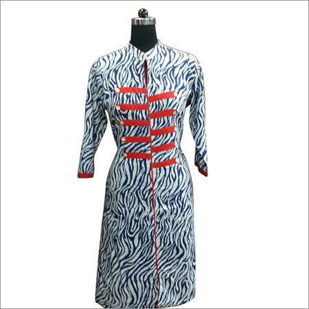 Ladies Designer Print Cotton Kurti