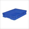 Fruits Plastic Crates - Virgin Plastic, Variable Dimensions, Attractive Blue, Rectangular | Durable, Lightweight, Non-toxic, Stackable