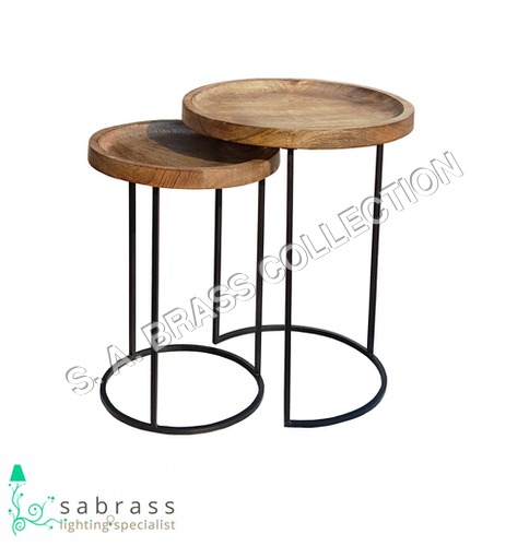 Handmade Side Table S/O 02 Pcs
