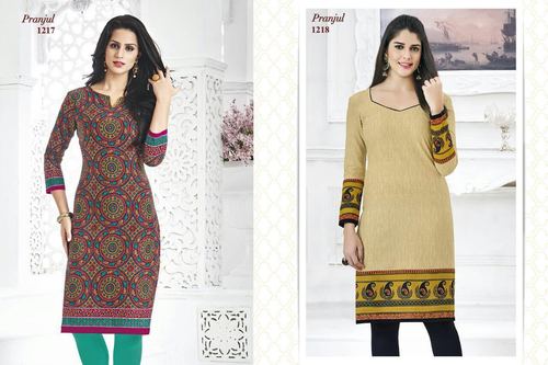 Cotton printed kurti pranjul pankhuri vol-3