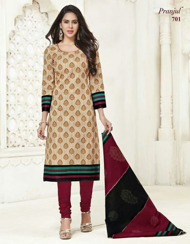 Shree Ganesh Cotton Printed Dress Material