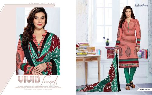 Cotton dress material pushti cotton ragini vol-5