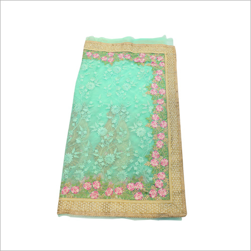 Nice Firozi Net Saree