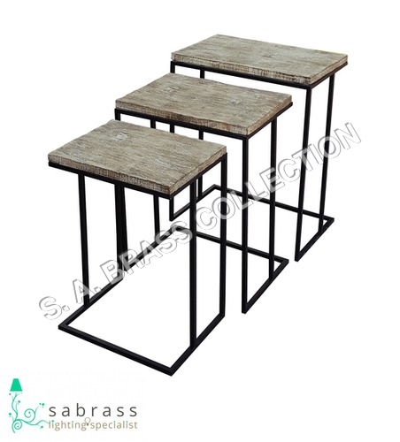 Handmade Side Table S/O 03 Pcs