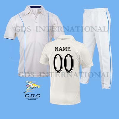 cricket uniform white