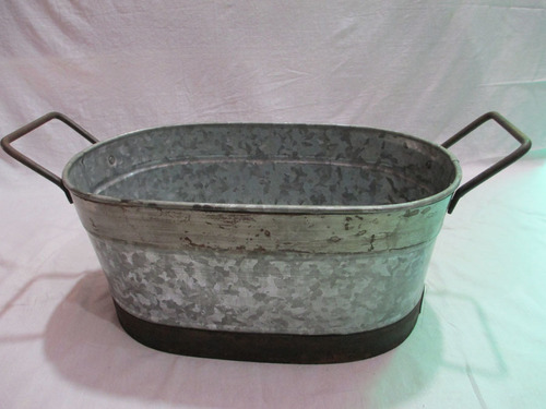 Metal Galvanized Wine Tub