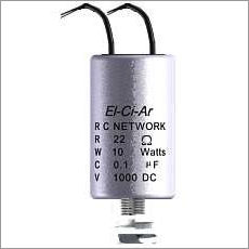 RC Network - RC11 (0.1uF to 0.47uF  1000VDC to 2000VDC 10 Ohms to 100 Ohms  5 W to 10 W)