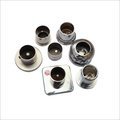 Curtain Rod Sockets - Stainless Steel, 25.4 - 101.6 Mm Length | Corrosion Resistant, Lightweight Design, Glossy Finish