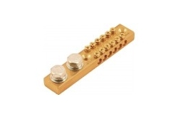6 Way Studs Brass Neutral Links
