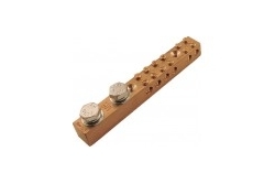 6 Way 2 x M8 Studs Brass Earth Links 6 Way 2 x M8 Studs Brass Earth Links