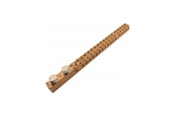 18 Way 2 x M8 Studs Brass Earth Links - Brass, 18 Studs, Golden | IEC 60947, Reliable Grounding, Multiple Studs, Easy Installation