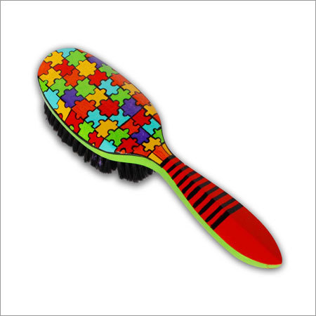 Hand Painted Coat Cleaning Brush 01