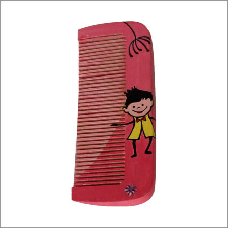 Hand Painted Decorative Hair Comb Boy Girl Combo 01