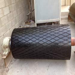 Wear Resisting. Diamond Pulley Lagging Rubber Sheet