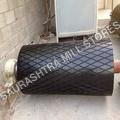 Diamond Pulley Lagging Rubber Sheet - Color: Black