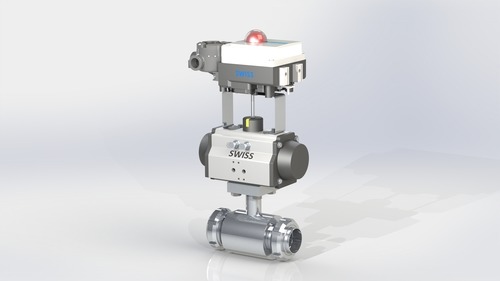 2 Piece Design Ball Valve SMS End with Potioner