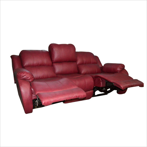 Carlos Fabric 3 Seater Fixed Recliner Sofa