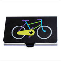 Metal Card Holder - Cycle Away To Glory!