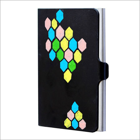 Business Card Hand Painted Holder-Organic Chemical