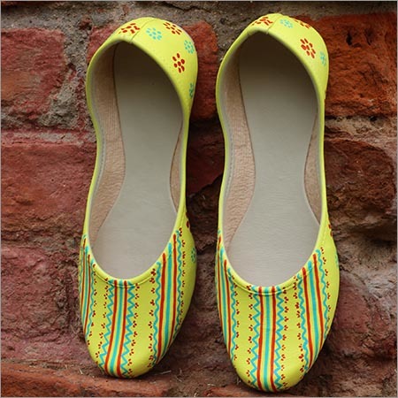 Designer Hand Painted Colorful Punjabi Jutti for G