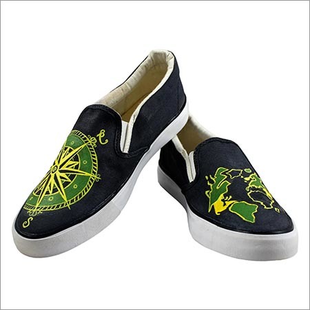 Custom Hand Painted Comfortable Shoes - World Map