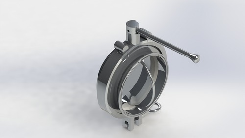 Single Piece Clamp Type Butterfly Valve