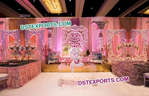 Designer Royal Look Fiber Carved Panels