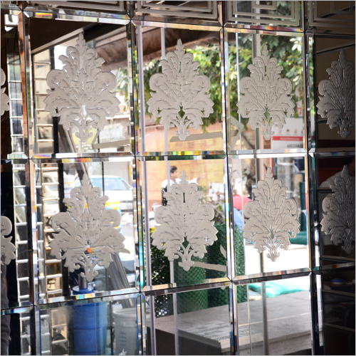 Brown Etched Mirror