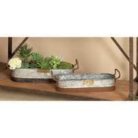 Naturals Antique Galvanized Planter