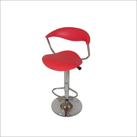 Restaurant Series - Leatherette and Steel, 45x45x80 cm, Red | Comfortable Seating, Height Adjustable, Durable Frame
