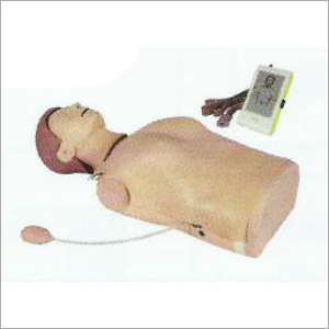 Half Body Lifelike Color CPR Training Manikin With Monitor