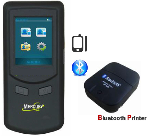 Alcohol Breath Analyser with Bluetooth Printer Mercury
