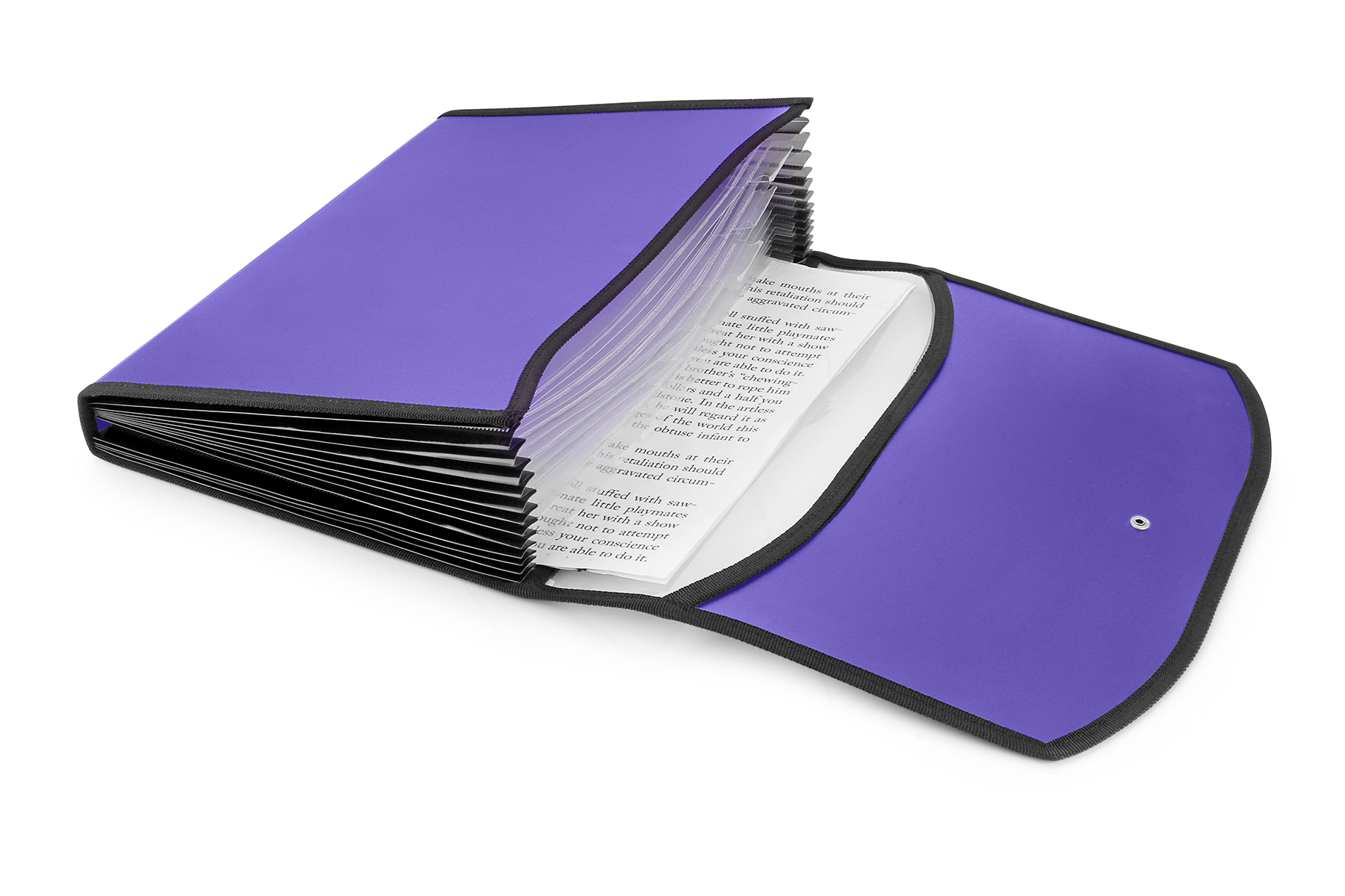 Expanding File Transparent Window 13 Pockets