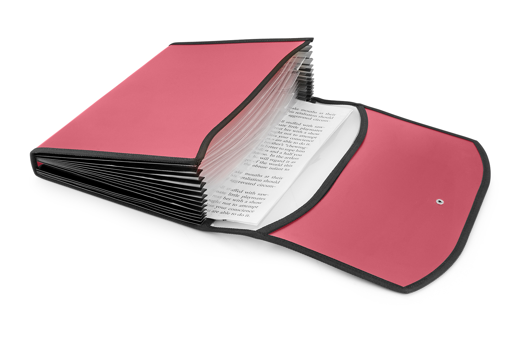 Expanding File Transparent Window 13 Pockets