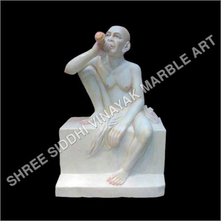 Marble Gajanand Maharaj Statue