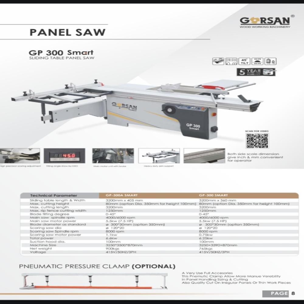 Light Duty Panel Saw - Gp 300 Smart - Application: Good Working