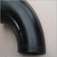 Black Painted 180 degree long elbow