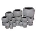 Polyamide Cable Gland - M12 To M63 Sizes, Light Grey/dark Grey/black | Ip68 Waterproof, Tool-free Installation, Uv Resistant