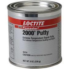 Loctite 2000 Degree Putty Application: Seals High Temperature Leakages In Exhaust Pipes