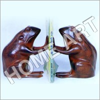 Aluminum Frog Bookend