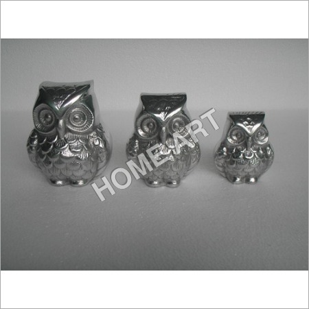 Metal Owl Sculpture