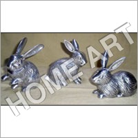 Aluminium Rabbit Sculpture