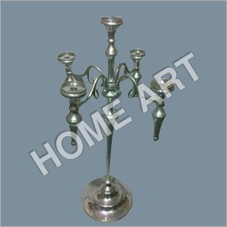 Five Hold Aluminum Candle Holder