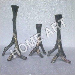 Designer Aluminum Candle Holder